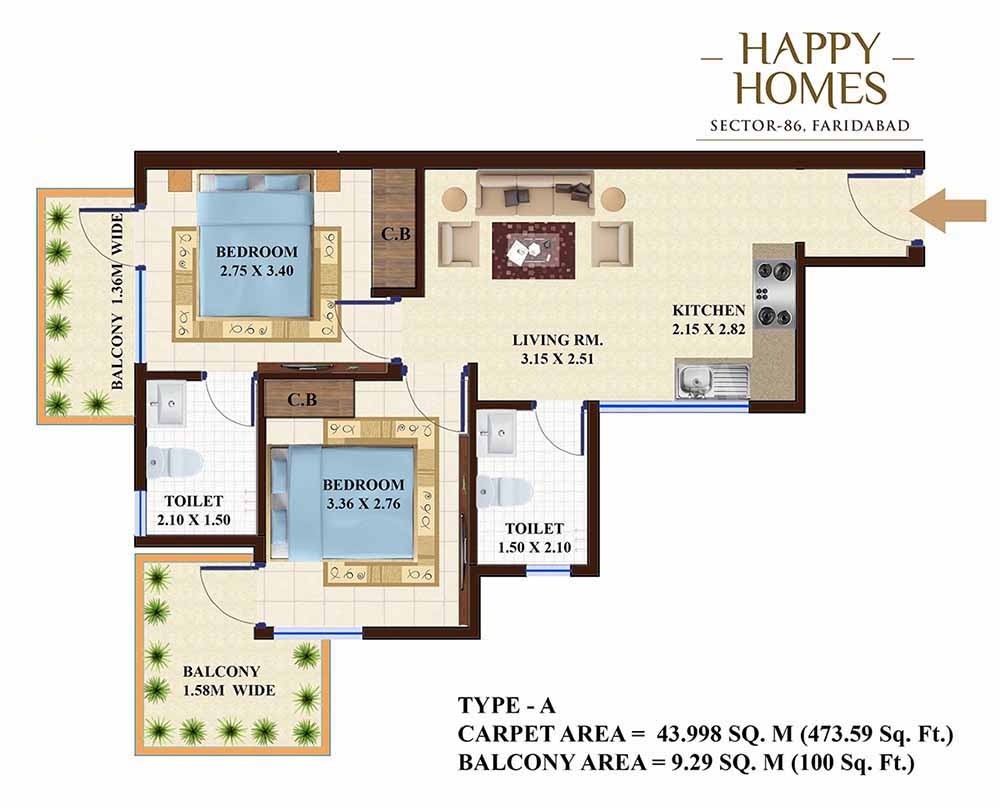 Adore Happy Homes Floor Plans